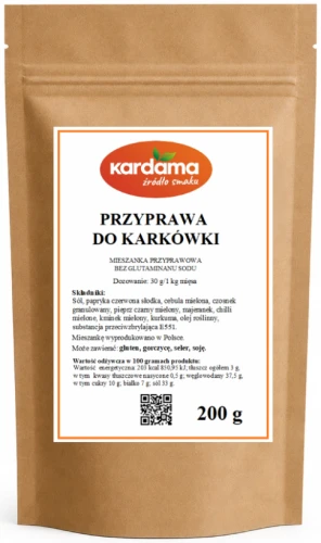 Przyprawa do karkówki 200 g pap doypack struna Kardama